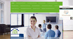 Desktop Screenshot of ihr-maklerhaus.de